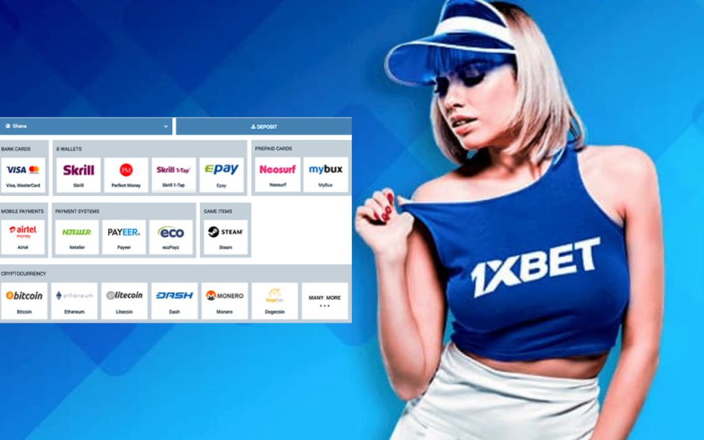 Deposits and withdrawal 1xbet
