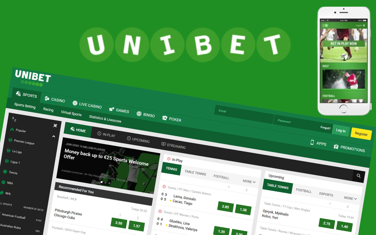 Unibet betting platform