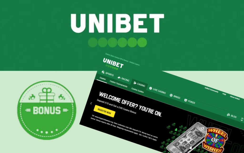 Unibet website with bonuses